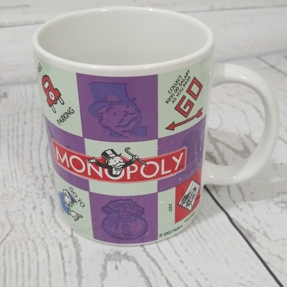 Monopoly Game Ceramic Coffee Mug - Picture 1 of 3